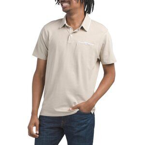 KENNETH COLE mocha Pocket Polo